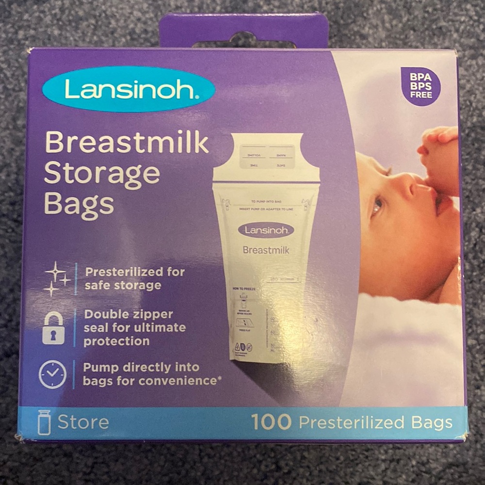 Lansinoh  Breastmilk Storage Bags 100 Count